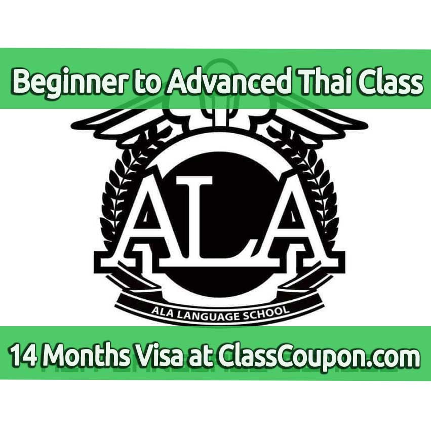 Study Thai language at ALA Language School in Bangkok, Thailand for 14 months and get a long-term visa while studying there