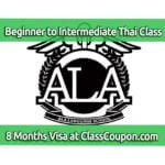 Study Thai language at ALA Language School in Bangkok, Thailand for 8 months and get a long-term visa while studying there