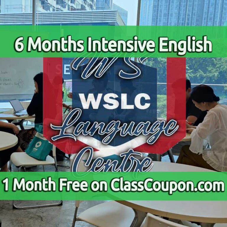 WS Language Centre in Bukit Bintang, Kuala Lumpur, offers an exciting promotion for their Intensive English Program (IEP). When you register for 5 months, you receive an additional month free